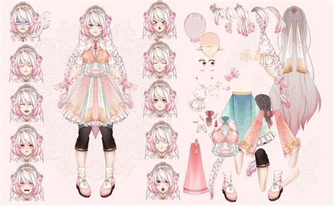 You Can Commission Llerose To Create A Vtuber Or Live2d Commission File