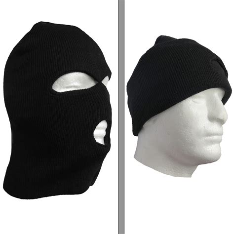 3 Pack Winter Face Mask Balaclava 3 Hole Full Face Tactical Mask