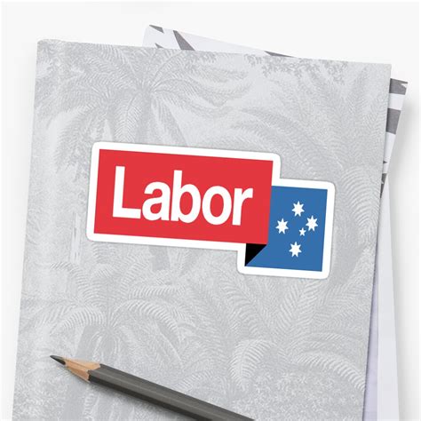 Australian Labor Party Logo Sticker By Spacestuffplus Redbubble