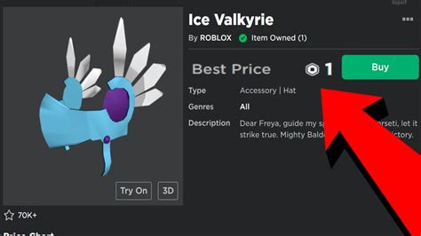 Selling Ice Valk For 1 Robux Youtube