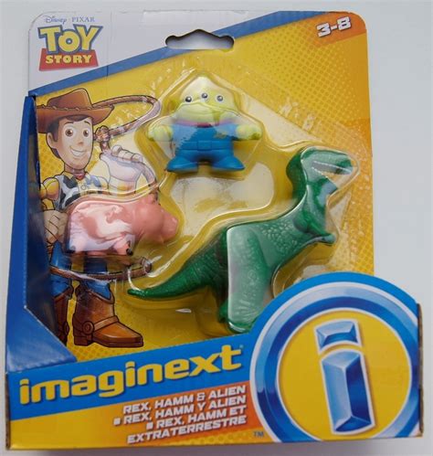 Imaginext Toy Story Rex Hamm And Alien Mercadolibre