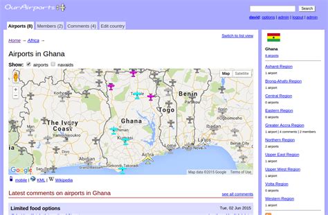 Interactive Map Of Airports In Ghana Showcases Humanitarian Data
