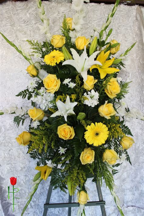 Funeral Spray Arrangement In Los Angeles Ca Highland Park Florist
