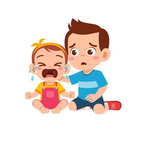 Crying Baby Twins Stock Vector Illustration Of Screaming 28818780