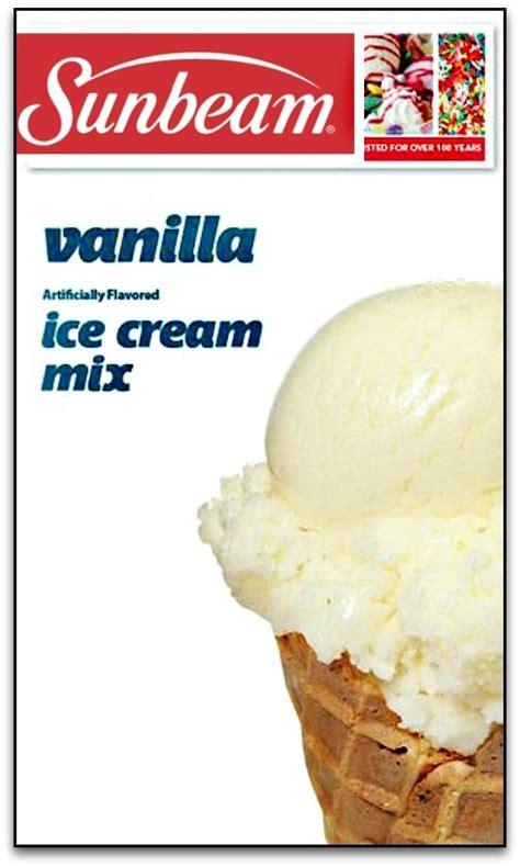 Buy The Rivalsunbeam Frsb11 8v Ice Cream Mix Vanilla At Hardware World