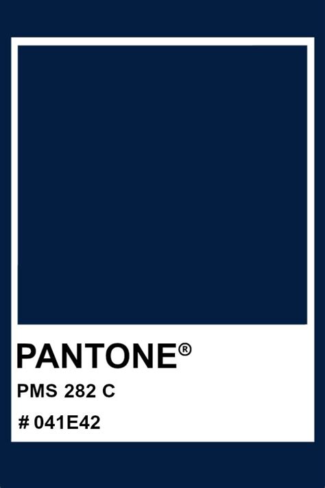Pantone 282 C Pantone Color Pms Hex Darkblue Pantone Blue