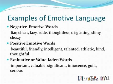 Emotive appeals can help connect a donor with a cause, but it should always be respectful.. Emotive Language - TED IELTS