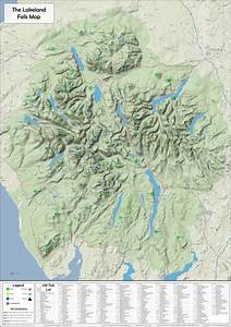 Lakeland Fells Map Lonewalker