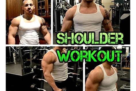 How To Build Shoulder Muscle With Dumbbells Shoulder Mass Workout