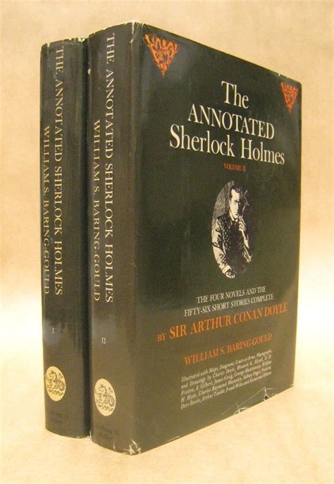The Two Volume Set Of The Annotated Sherlock Holmes The Complete Texts
