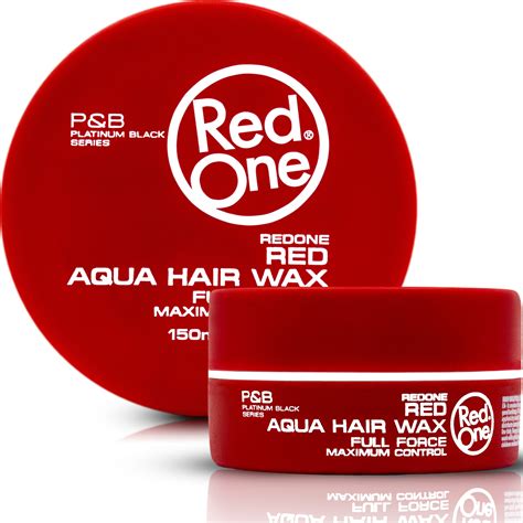 Redone Red Aqua Hair Wax 150ml Full Force Strong Hold Shine Look