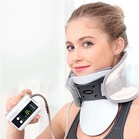 2018 Electric Neck Cervical Traction Device Adjustable Inflatable