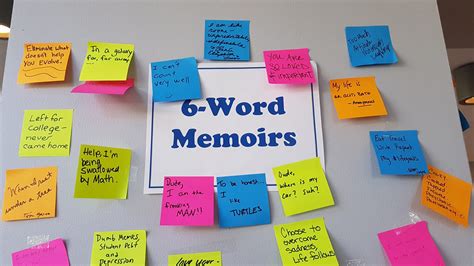 Clarity Through Brevity Integrating Six Word Memoirs