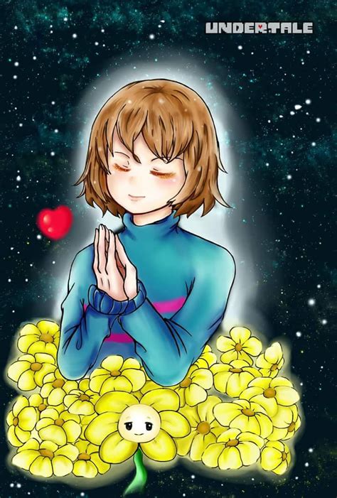 Frisk And Flowey By Tannyyee On Deviantart