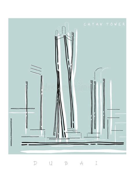 Cayan Tower Stock Illustrations 25 Cayan Tower Stock Illustrations