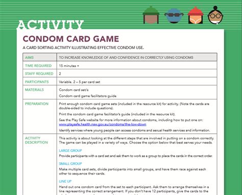Condom Card Game Nsw Stipu