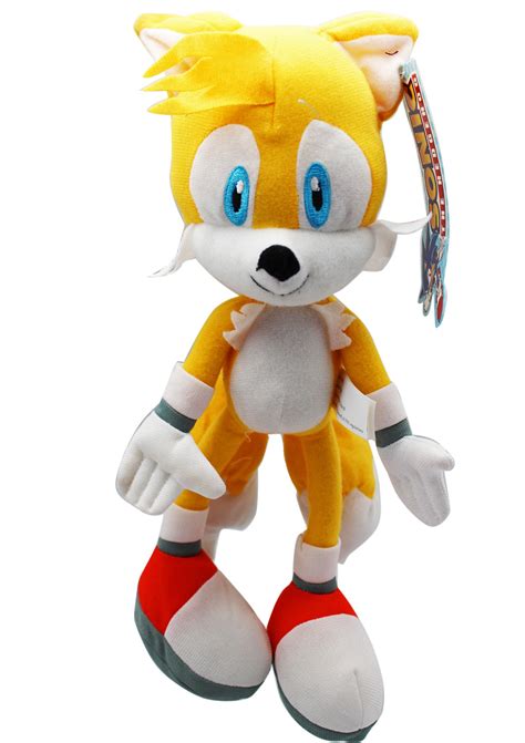 Sonic The Hedgehog Medium Size Tails Plush Toy 13in