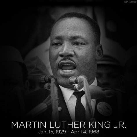 Today We Remember Pastor And Civil Rights Leader Dr Martin Luther King