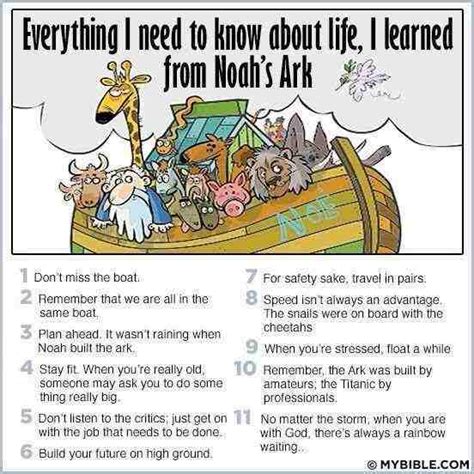 11 Life Lessons You Will Learn From Noahs Ark 5 Is My Favorite