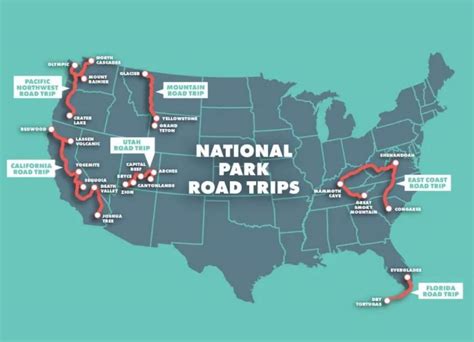 6 Epic National Park Road Trip Ideas [maps Included]