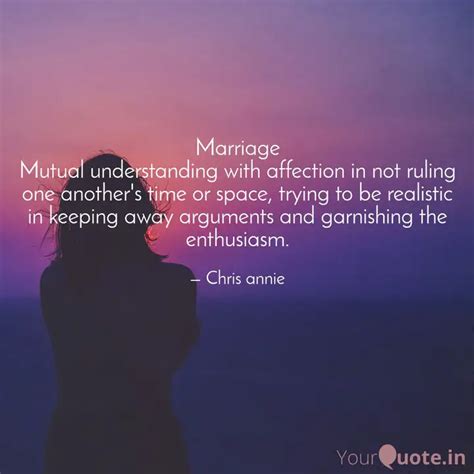Marriage Mutual Understan Quotes Writings By Charlotte Chukwu Yourquote
