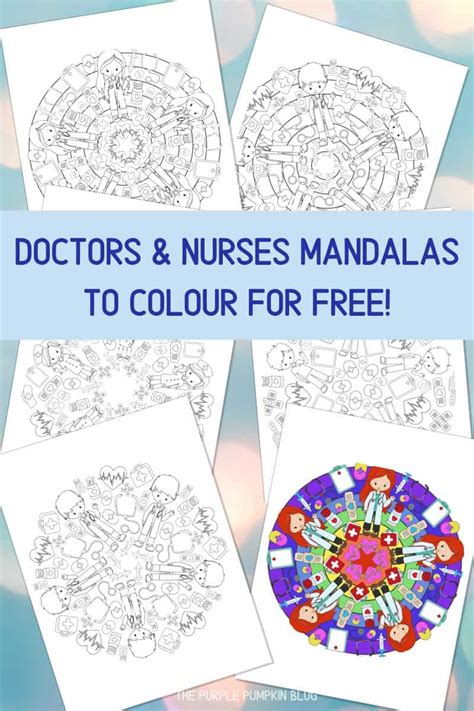 Nhs Colouring Sheets Healthcare Mandalas To Colour