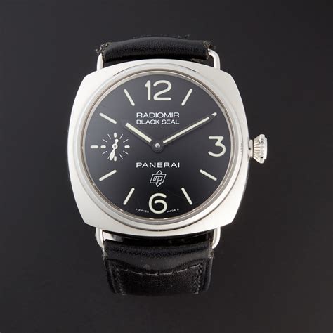 Panerai Radiomir Black Seal Logo Manual Wind Pam00380 Pre Owned