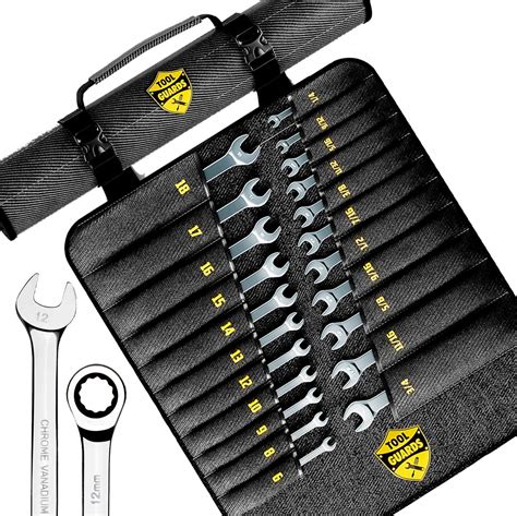 Mua Ratcheting Wrench Set With Toolroll Multiple Sizes Trên Amazon Mỹ
