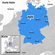 StepMap - Karte Halle - Landkarte für Deutschland