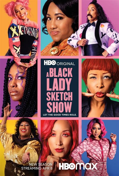 A Black Lady Sketch Show Robin Thede Gabrielle Dennis Tv Show Poster