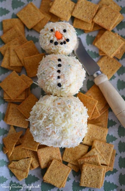 Perfect Holiday Appetizer Kraft Snowman Cheeseball Recipe Christmas