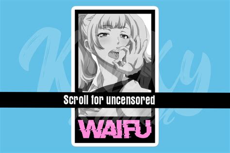 Anime Girl Sticker Anime Lewd Nsfw Waifu Sexy Girl Etsy