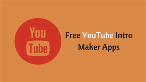 Once you make a video you can use it in several videos. Free YouTube Intro Maker Apps for Android and iPhone 2018