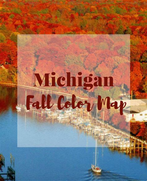 Use Our Fall Color Map During Your Journey Through Saugatuck And