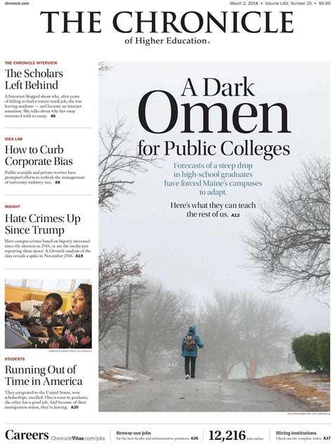 The Chronicle Of Higher Education March 2 2018 Chronicle Store