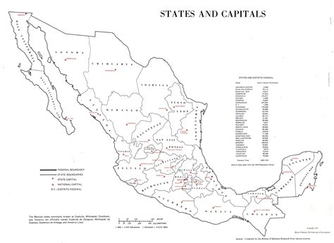 Estados Y Sus Capitales México Tamaño Completo Ex
