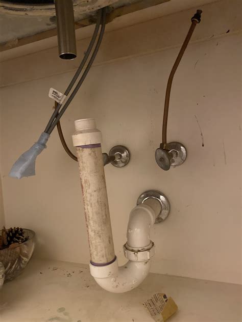 How Best To Connect These Copper Tubing Supply Lines To New Sink Faucet Diy Home Improvement