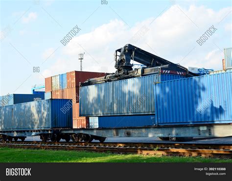 Shipping Container Image And Photo Free Trial Bigstock