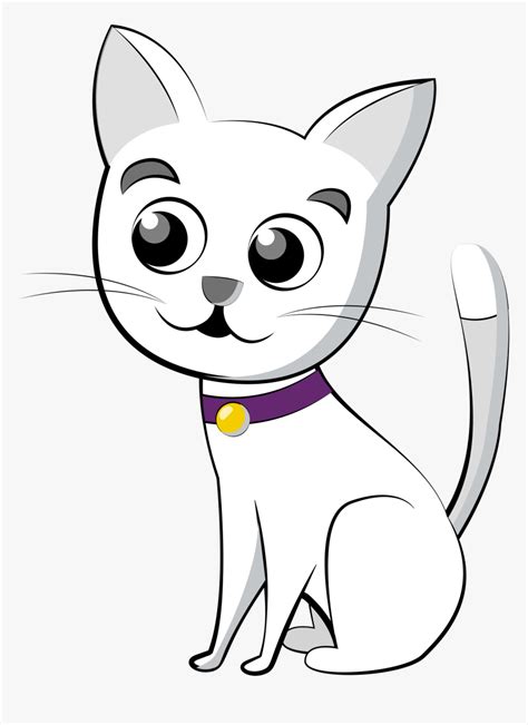 Cat Cartoon Png White Cat Png Transparent Png Kindpng