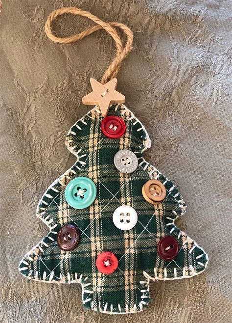 Vintage Hand Made Christmas Tree Ornament Decorated With Etsy