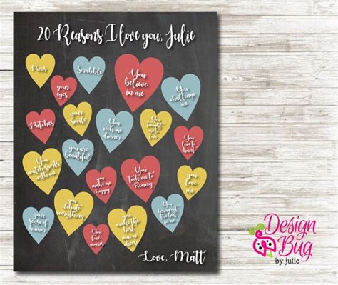20 Reasons I Love You Poster