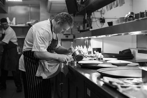 Chef Patron Andrew Mcleish At Chapter One Restaurant Kent