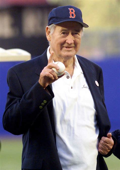 Ted Williams A Baseball Legend And Member Of The Hall Of Fame Who