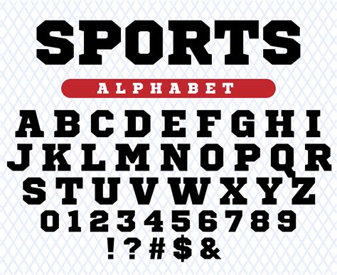 Sport Font For A Wide Of Projects Get Creative With This Inspired