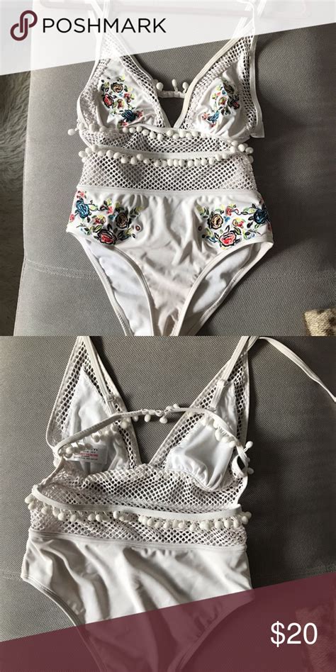 White Bathing Suit One Piece Like New Bathing Suits One Piece White
