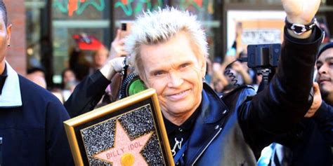 Billy Idol Was Honored With A Star On The Hollywood Walk Of Fame I