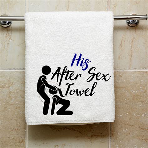 His And Her After Sex Towel Svg Digital Download Uncenscored Etsy