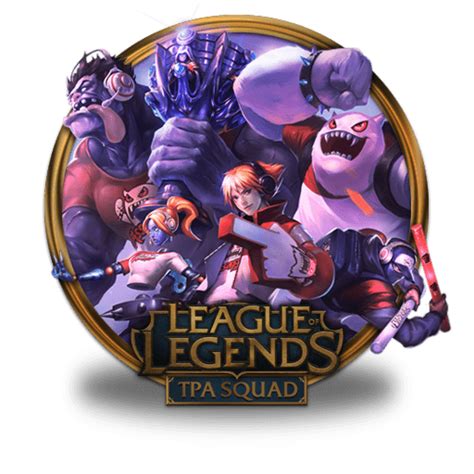 Tpa Squad Icon League Of Legends Gold Border Iconpack Fazie69