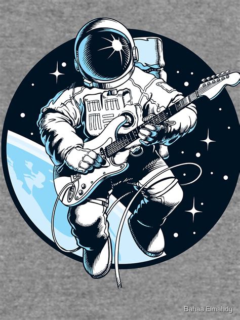 Space Astronaut Musician Graphic Design T Shirt Astronaut T Shirt