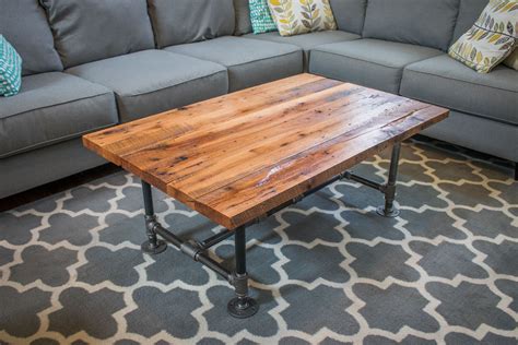 Buy Hand Crafted Industrial Coffee Table Barn Wood Coffee Table Made